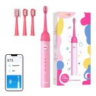 Bitvae K7S Sonic Toothbrush with App for Kids and Tips Set (Pink)