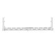 Maclean MC-103 W Under-Desk Cable Organizer, White