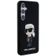 Karl Lagerfeld Samsung Galaxy S24 Case Silicone Ikonik, Black