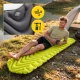 Single Inflatable Sleeping Pad AeroHIKE Lightweight, Yellow