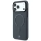 Mercedes Leather 3D MagSafe Case for iPhone 18 Pro / 17 Pro - Anthracite