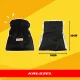 Kruzzel 00025814 Insulated Stroller Mittens, 2 Pcs, Black