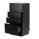 Gabbiano 2027B Hairdressing Trolley, Black