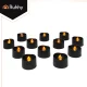 Ruhhy 00026128 LED Candles 12 pcs 3.6cm Black