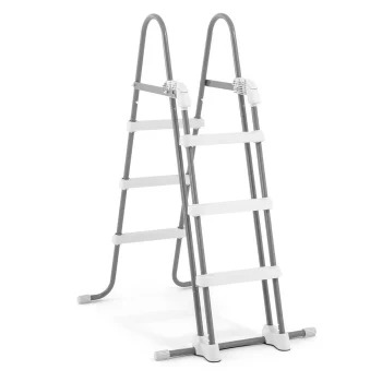 Above Ground Pool Ladder 91-107 cm Anti-Slip Steps INTEX 28075