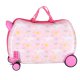 Kids Ride-On Suitcase Carry-On Cabin Luggage Unicorn, Pink