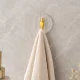 Self-Adhesive Acrylic Bathroom Hook, Gold