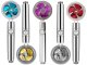 Water Saving Shower Head with Filter, Different Colors, without Hose