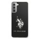 Samsung Galaxy S21+ Plus (SM-G996B) US Polo Shiny Big Logo Case Cover (USHCS21MTPUHRBK), Black