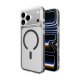 Puro iPhone 17 Pro Max Case Lite Mag, Transparent with Gray Ring