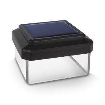 GreenBlue GB127 LED Solar Post Cap Light, 80x80mm, Black