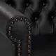 Gabbiano Berlin Hairdressing Chair Black with Gold Base