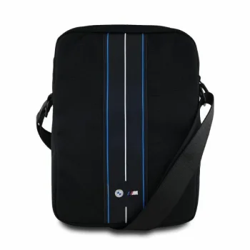 BMW Nylon Blue Stripe 10" Tablet Bag - Black