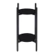 ModernHome 2-Tier Metal Plant Stand, Black