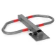 Multistore Folding Parking Barrier with Lock, 50 cm, Reflective