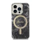 Guess Marble MagSafe Bundle for iPhone 14 Pro: Case + Charger, Black