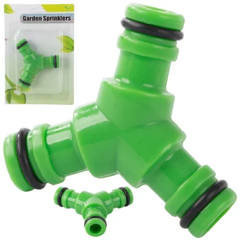 Garden Hose T-Connector 1/2", Green
