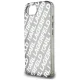 Karl Lagerfeld IML Repeat Logo Case for iPhone 16e - Silver