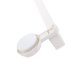 Adjustable Suction Cup Towel Rack for Bathroom and Kitchen Wall, white