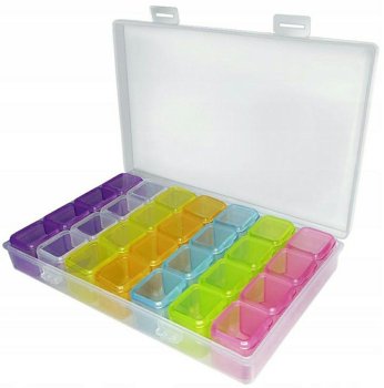Diamond Embroidery Storage Box, 28 Compartments