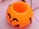 Halloween Candy Bucket Container Pumpkin, 15cm x 13cm