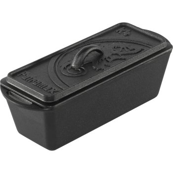 Petromax k4 Cast Iron Loaf Tin with Lid, Black