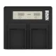 Newell DC-LCD Dual-Channel Charger for Canon BP-955 / BP-975