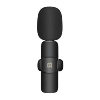 PULUZ Wireless Lavalier Microphone USB-C, Black