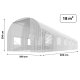 Plonos Greenhouse Foil 3x6m (18m2), White
