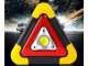 Daudzfunkcionāls Automašīnas Brīdinājuma LED Trīsstūris Ar Powerbank un Saules Paneli | Car LED Warning Triangle...