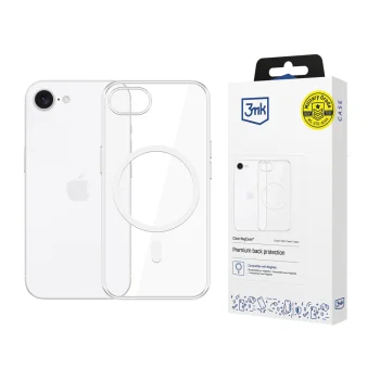 3mk Clear MagCase for Apple iPhone 16E, Transparent