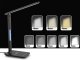 LED Desk Lamp with USB, QI Wireless Charger and Clock