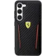 Ferrari Carbon Contrast Edges Case for Samsung Galaxy S23+ Black