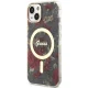 Guess iPhone 14 Case Flower MagSafe, Green