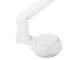 Adjustable Wall-Mounted Towel Rack with Suction Cups, White