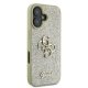 Guess Fixed Glitter Big 4G Case for iPhone 16 Plus Gold