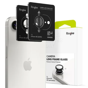 Ringke Camera Frame Protector 2-Pack for iPhone 16e / 17e - Black