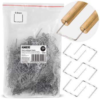 Humberg Type C Plastic Welder Staples 100 pcs for Bumper Repair