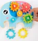 Wooden Educational Sorter Montessori Elephant with Gears