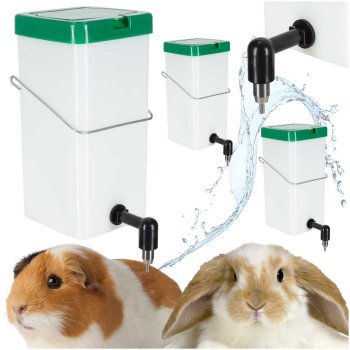 Pilienu dzirdinātava trušiem un grauzējiem 1l, 3 gab. komplekts