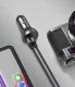 Baseus 2x USB 4.8A 24W Car Charger with LCD + 3in1 Cable 1.2m, Black
