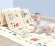 Double-sided foam pad for children, City/Forest 195x150 cm