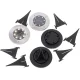 Solar Ground Lights 8 LED, Cold White (4-Pack)