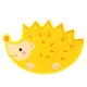 Wooden Balancing Game and Lacing Toy Hedgehog with Fruits