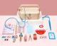 Wooden Play Little Doctor Set with Stethoscope