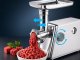 Electric Meat Grinder with Sausage Stuffer 600W, 3 Grinding Plates