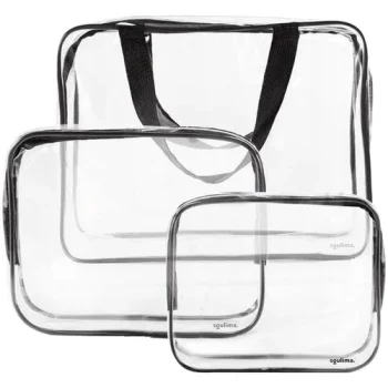 Soulima 3in1 Clear Cosmetic Bag Set