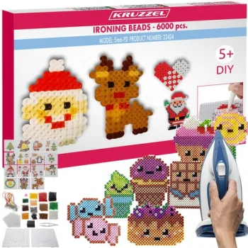 Kruzzel 00022424 Ironing Beads Set, 6000 pcs