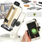 Kids Pocket Microscope with LED Light, Educational STEM Toy and Science Kit
