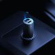 3mk Hyper Car Charger USB-C / USB-A 100W, Silver
